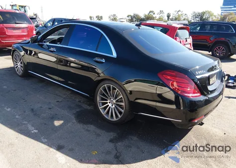 2016 Mercedes-Benz S 550 Plug-In Hybrid z USA, uszkodzony, nr VIN WDDUG6DB1GA277357